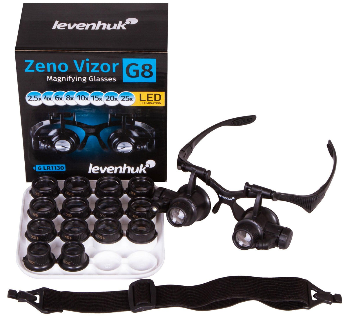 Occhiali d’ingrandimento Levenhuk Zeno Vizor G8 - TechSoundSystem.com