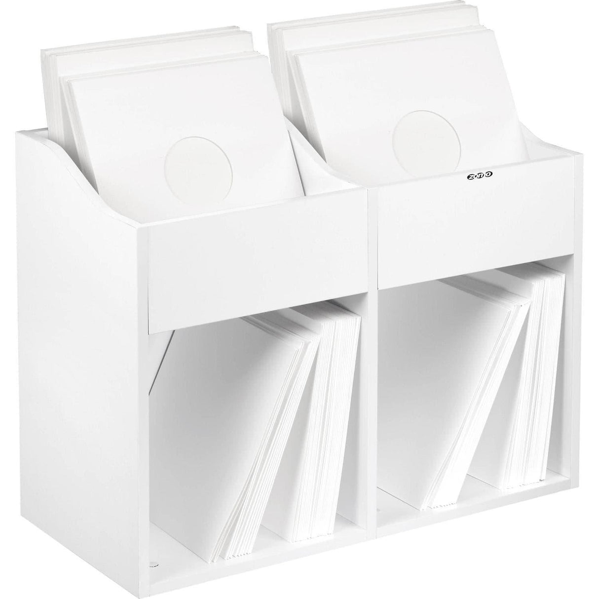 ZOMO VS-BOX200/2 BOX PORTA VINILI BIANCO - TechSoundSystem.com