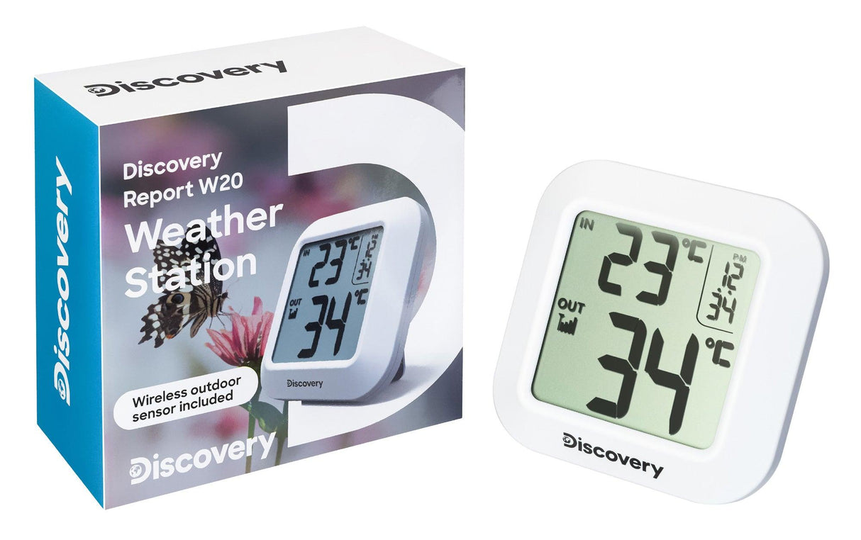 Stazione meteorologica con orologio Levenhuk Discovery Report W20 - TechSoundSystem.com