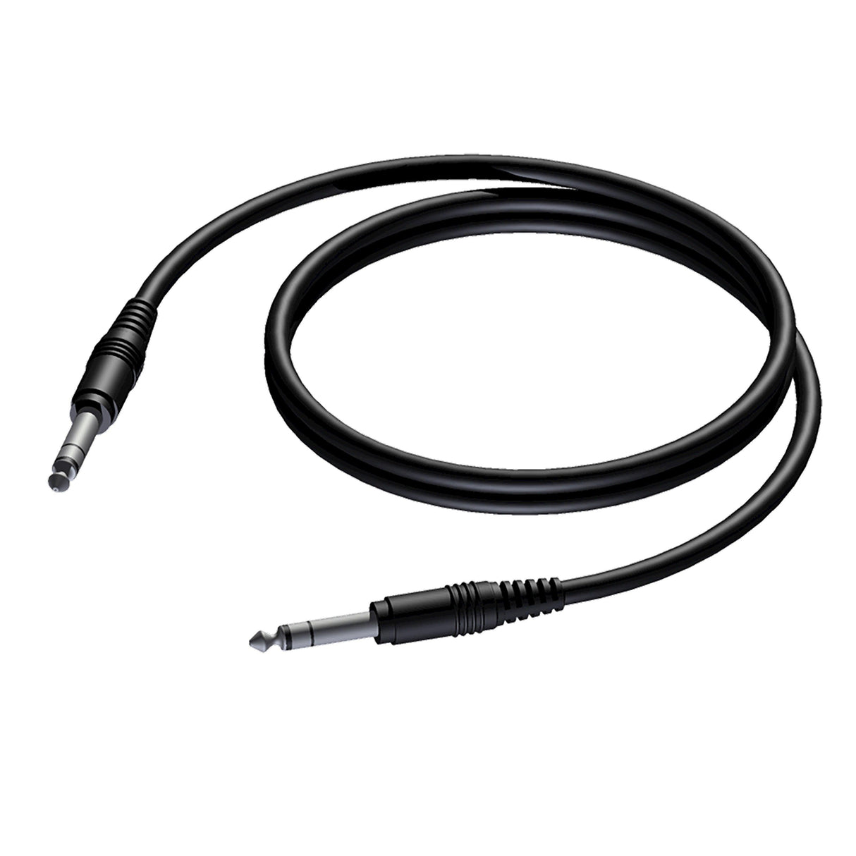 PROCAB CAB 610-5 Cavo audio 5mt JACK6,3mm stereo/ JACK 6,3mm stereo - TechSoundSystem.com