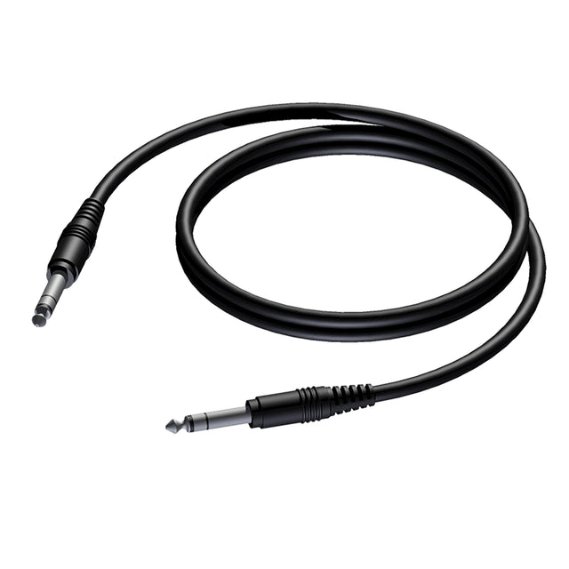 PROCAB CAB 610-5 Cavo audio 5mt JACK6,3mm stereo/ JACK 6,3mm stereo - TechSoundSystem.com