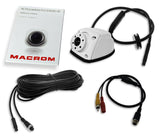 Macrom RCM09WAHQ Videocamera universale ideale per camper con visione notturna commutabile AHD/CVBS