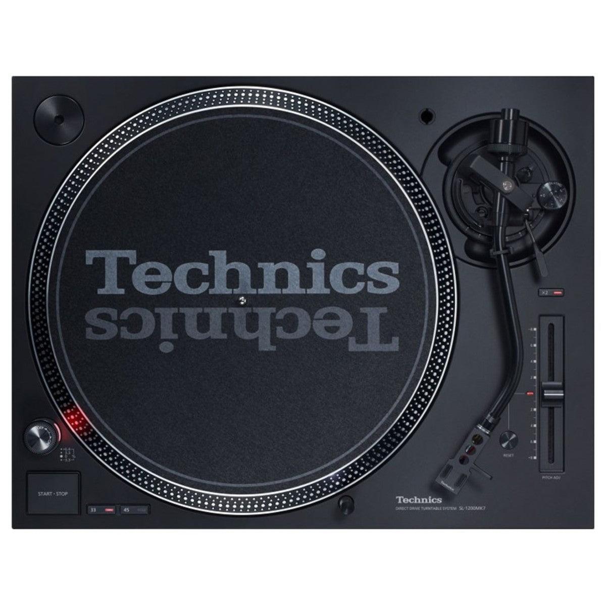 TECHNICS SL1210 MK7 GIRADISCHI PROFESSIONALE PER DJ E HI-FI COLORE NERO - TechSoundSystem.com