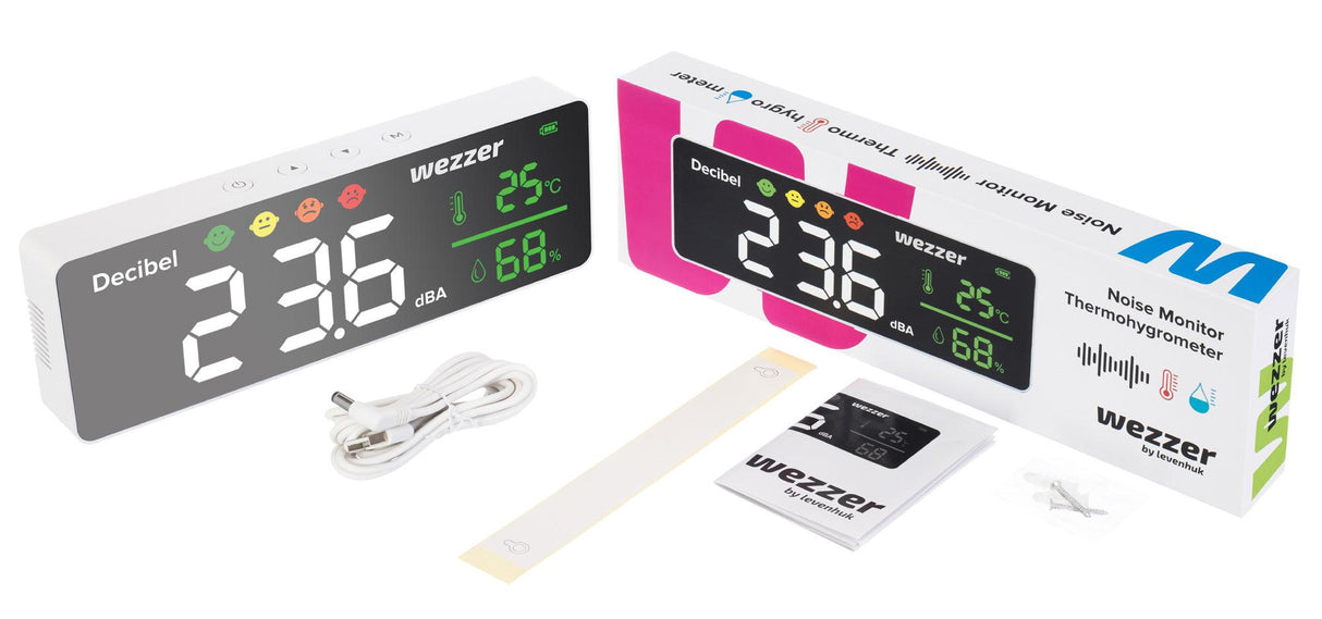 Termoigrometro con fonometro Levenhuk Wezzer Teo TH70 - TechSoundSystem.com