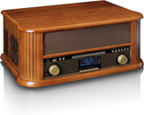 Lenco TCD-2570 Giradischi in legno, connessione USB, Radio e DAB+, Lettore di cassette e CD, Bluetooth, 2 altoparlanti integrati - TechSoundSystem.com