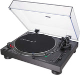 AUDIO TECHNICA AT-LP120X USB BLACK GIRADISCHI PROFESSIONALE A TRAZIONE DIRETTA - TechSoundSystem.com