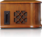 Lenco TCD-2570 Giradischi in legno, connessione USB, Radio e DAB+, Lettore di cassette e CD, Bluetooth, 2 altoparlanti integrati - TechSoundSystem.com