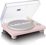 Lenco LS-50 Giradischi con Diffusori stereo incorporati , Uscita USB per PC riproduzione e registrazione - TechSoundSystem.com