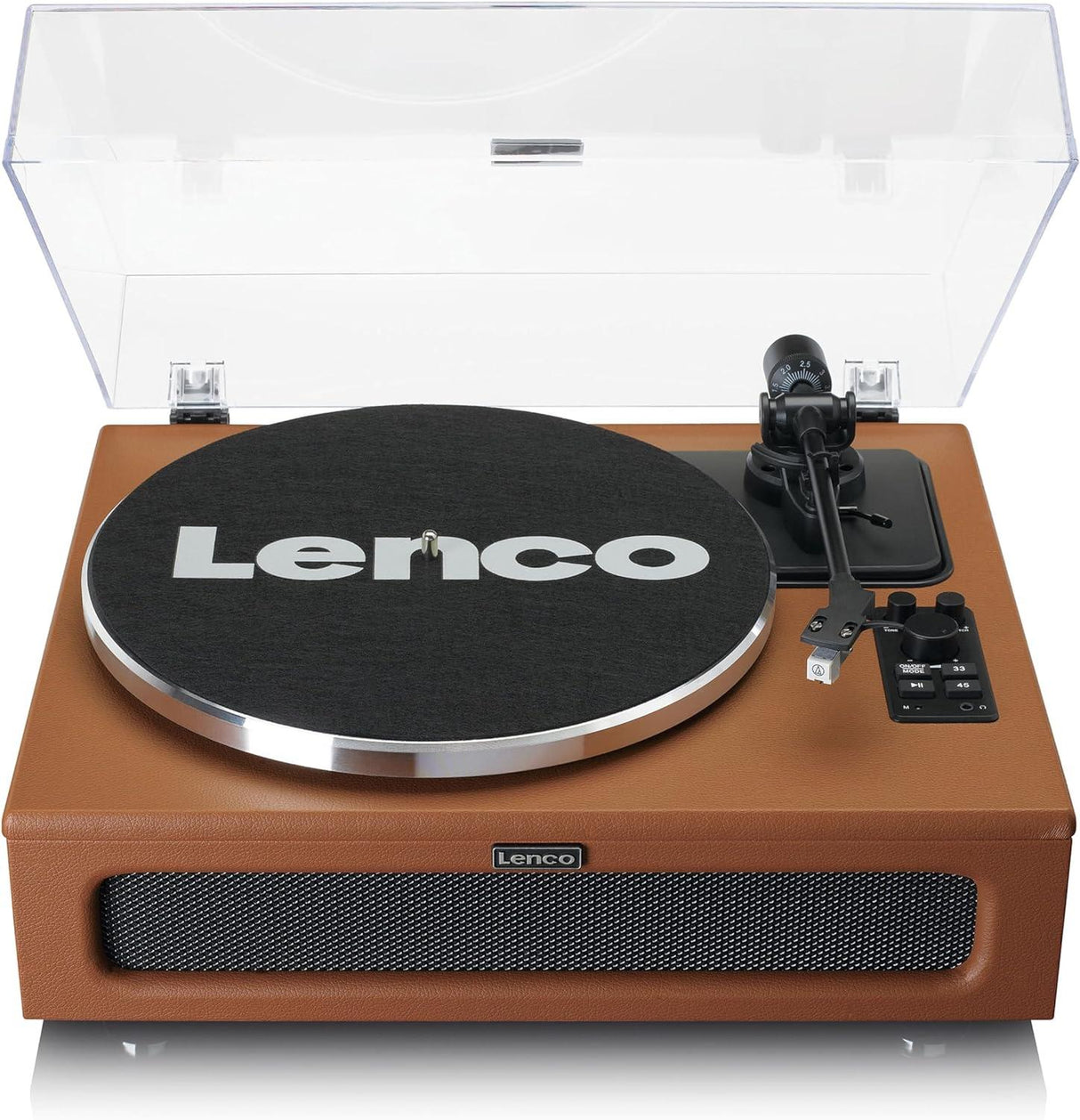 Lenco LS-430 Giradischi a 2 velocità 33/45 giri 4 diffusori integrati Uscita RCA, Bluetooth 5.0 - TechSoundSystem.com
