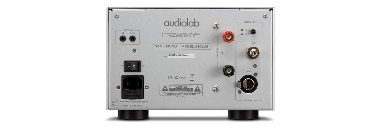 Audiolab 8300MB Amplificatore di potenza monofonico, 250W su 8 ohm, 350W su 4 ohm - TechSoundSystem.com