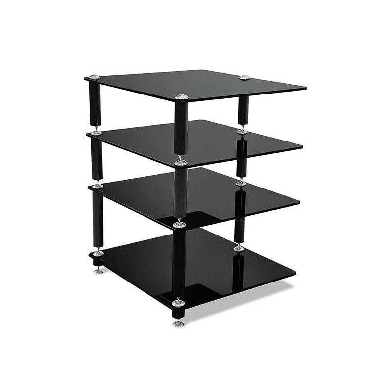 Norstone BERGEN 2 Mobile HI-fi per elettroniche Struttura il metallo e ripiani in vetro temperato - TechSoundSystem.com