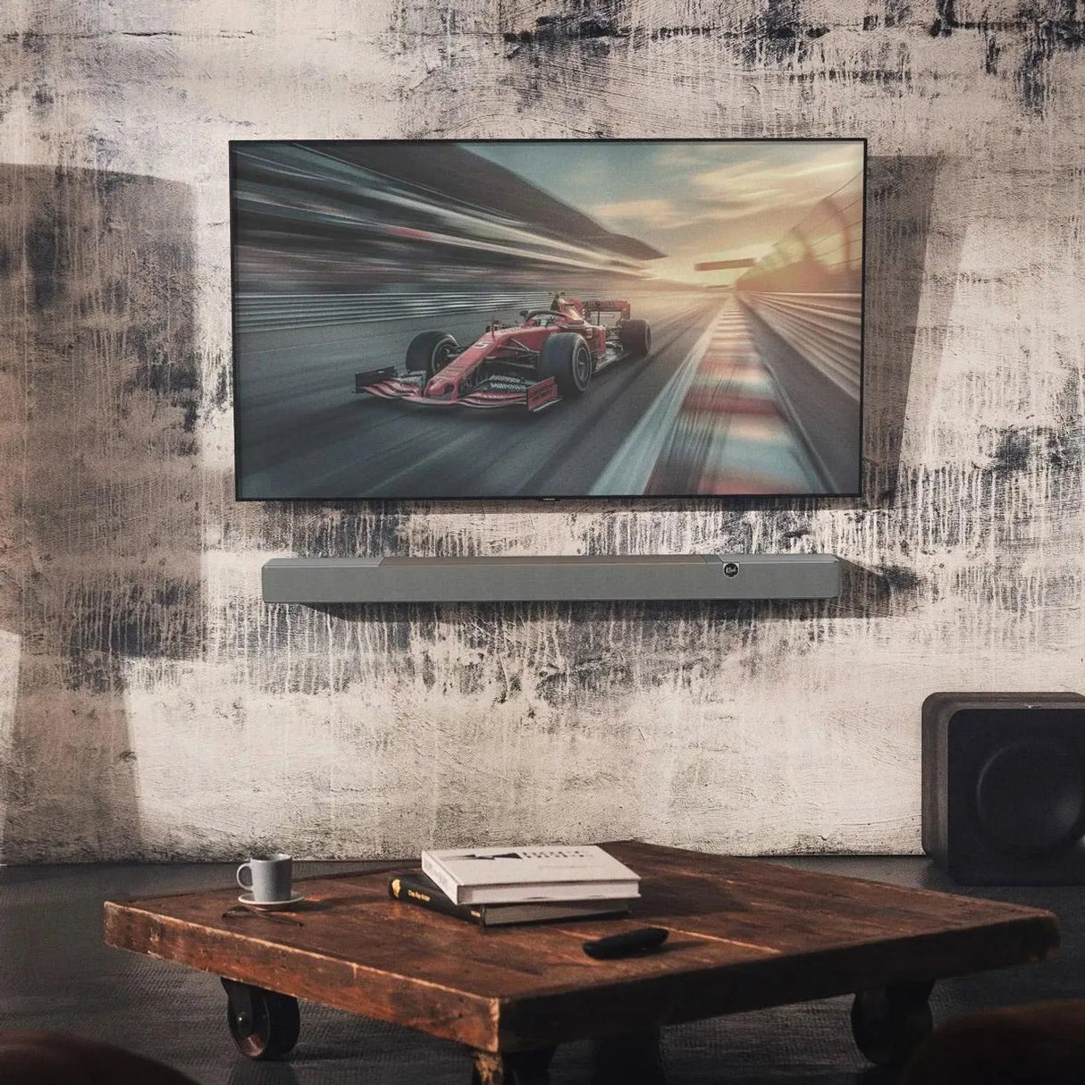 KLIPSCH FLEXUS SOUNDBAR XCORE 200 WALNUT da 3.1.2 Canali e 185W RMS