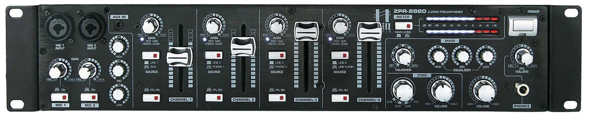 KARMA ZPR 2820V2 Mixer stereo a zone - TechSoundSystem.com