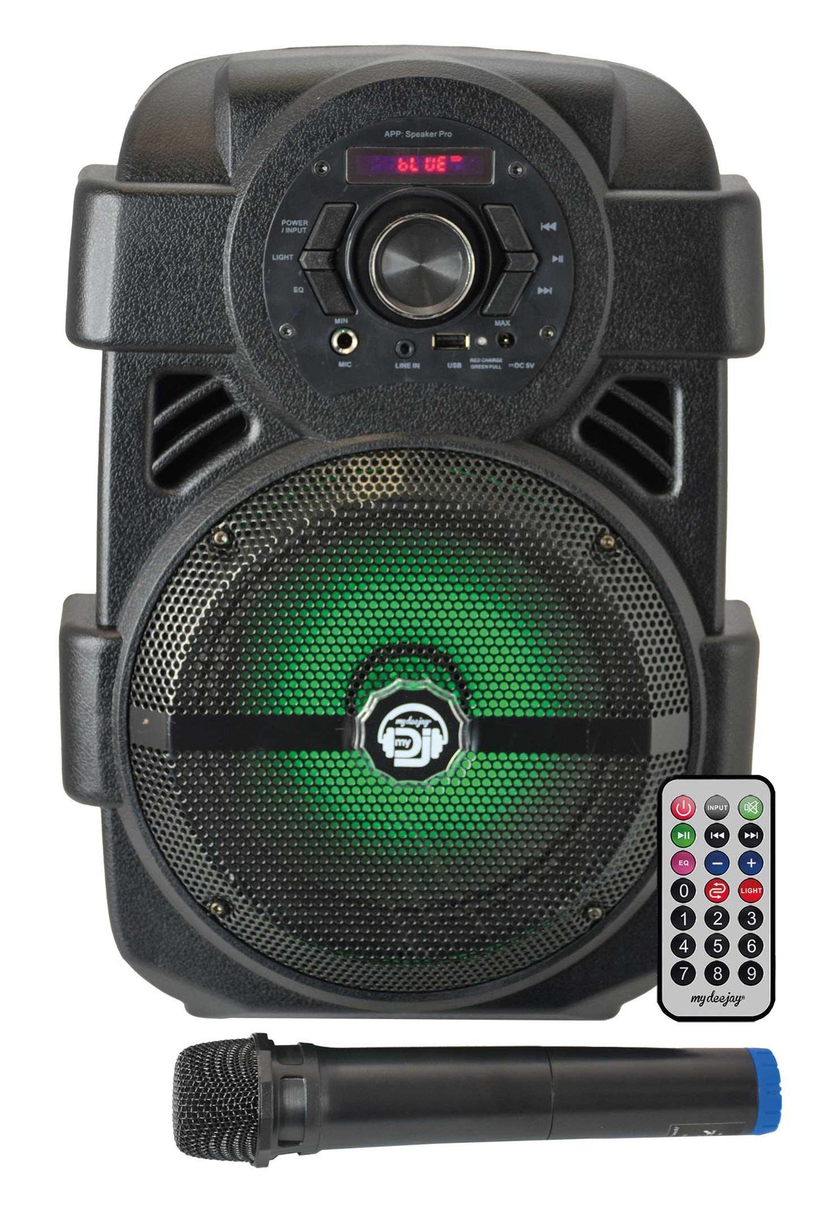 MYDJ SONIC 08 Diffusore amplificato Smart con radiomicrofono - TechSoundSystem.com