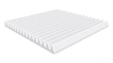 UNIVERSAL ACOUSTICS MERCURY WEDGE 600 X 50 BIANCO PANNELLO PER ISOLAMENTO ACUSTICO 10 PEZZI - TechSoundSystem.com