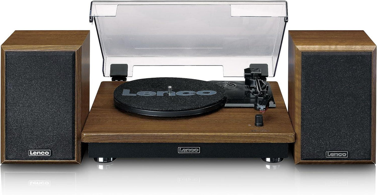 Lenco LS-100 Giradischi amplificato con Bluetooth Amplificatore stereo integrato 10W x 2 - TechSoundSystem.com