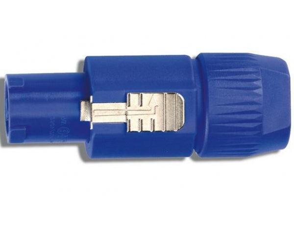 NEUTRIK NAC3FCA CONNETTORE POWERCON IN BLU SPINA INGRESSO 16A - TechSoundSystem.com