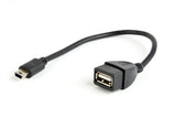 CABLEXPERT USB OTG AF TO MINI-BM CABLE, 0.15 M - TechSoundSystem.com