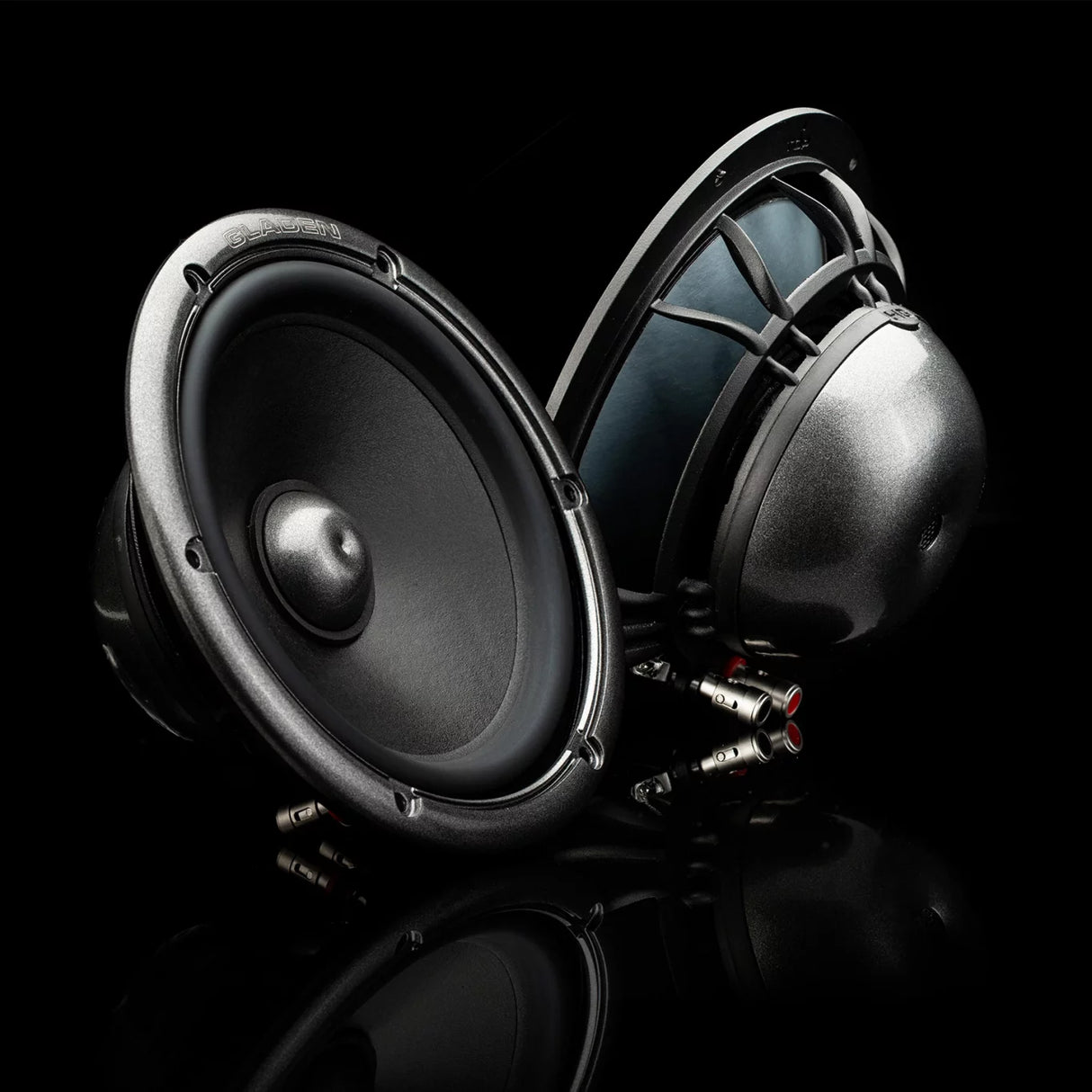 Gladen AEROSPACE 165 PP (Phase Plug) coppia di mid-woofer High End da 165mm 3 Ohm 135W