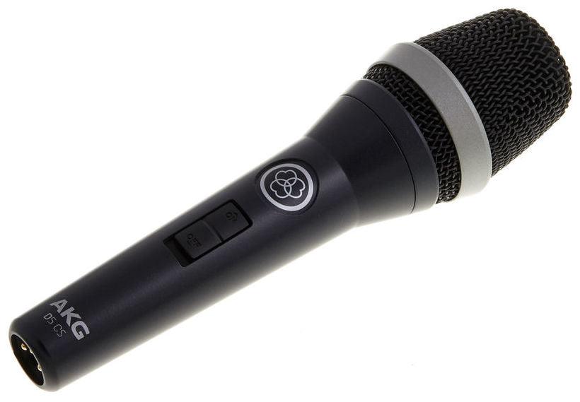 AKG D5 CS MICROFONO DINAMICO CARDIOIDE PER VOCE CON INTERRUTTORE ON OFF - TechSoundSystem.com
