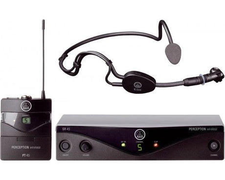 AKG WMS45 PERCEPTION SPORT SET BDB1 SISTEMA WIRELESS RADIO AD ARCHETTO - TechSoundSystem.com