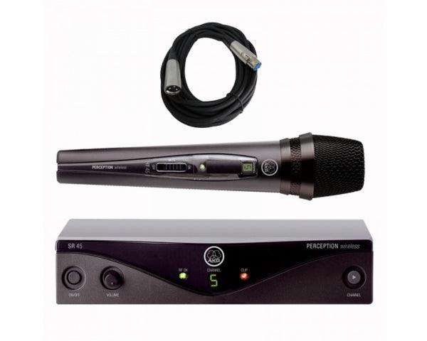 AKG WMS45 PERCEPTION VOCAL SET BD B1 RADIOMICROFONO PALMARE - TechSoundSystem.com