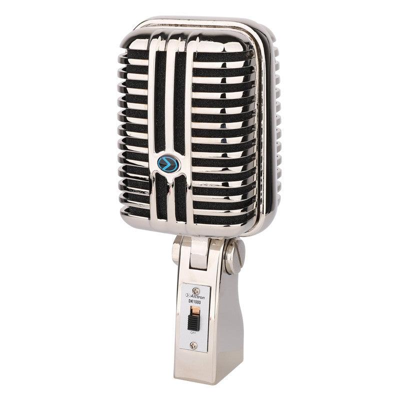 ALCTRON DK1000 MICROFONO DINAMICO CARDIOIDE VINTAGE RETRO ANNI 50-60 - TechSoundSystem.com