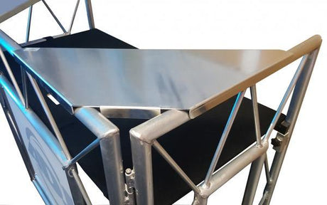 AMERICAN DJ PRO SHELF COPPIA DI RIPIANI IN ALLUMINIO PER PRO EVENT TABLE - TechSoundSystem.com