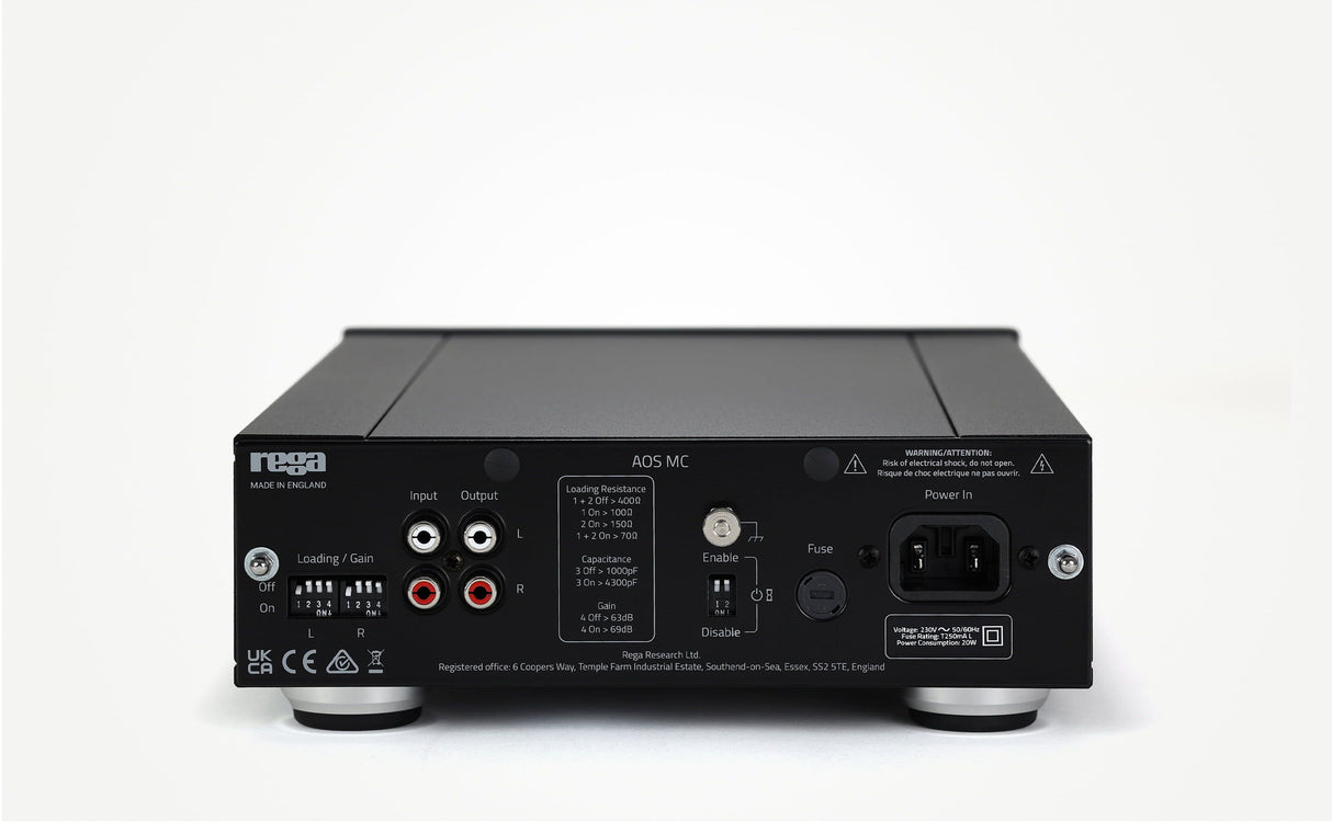 REGA AOS MC Preamplificatore a bobina mobile (stadio phono MC) completamente regolabile