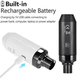 AROMA ARC 1 SISTEMA WIRELESS PER MICROFONO COMPOSTO DA TRASMETTITORE E RICEVITORE COMPATTI E PORTATILI