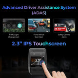 Thinkware ARC 800 Dashcam 2 canali anteriore e posteriore schermo TOUCH, 4K UHD 30 fps - Full HD Posteriore