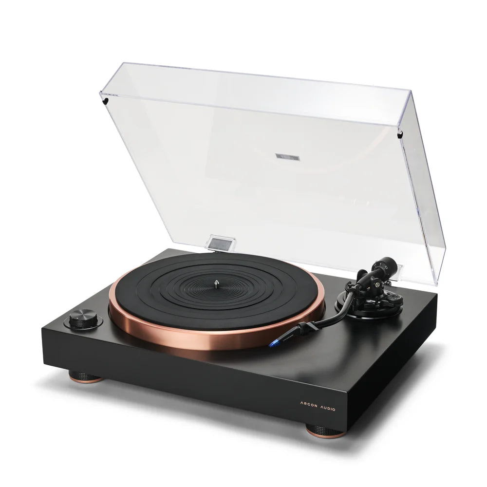 Argon Audio AURORA giradischi hi-fi a trazione diretta con testina Ortofon Concorde Music Blue