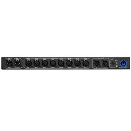 ATOMIC PRO INTERFACCIA ART-NET / DMX NODE 8 CANALI A RACK - TechSoundSystem.com