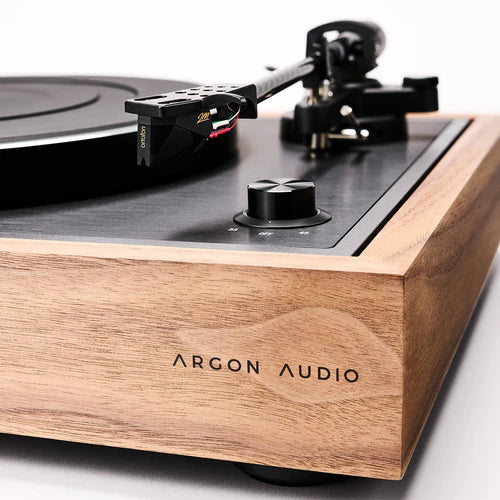 Argon Audio TT Signature giradischi manuale con testina Ortofon 2M Black e sospensione flottante 33/45 giri