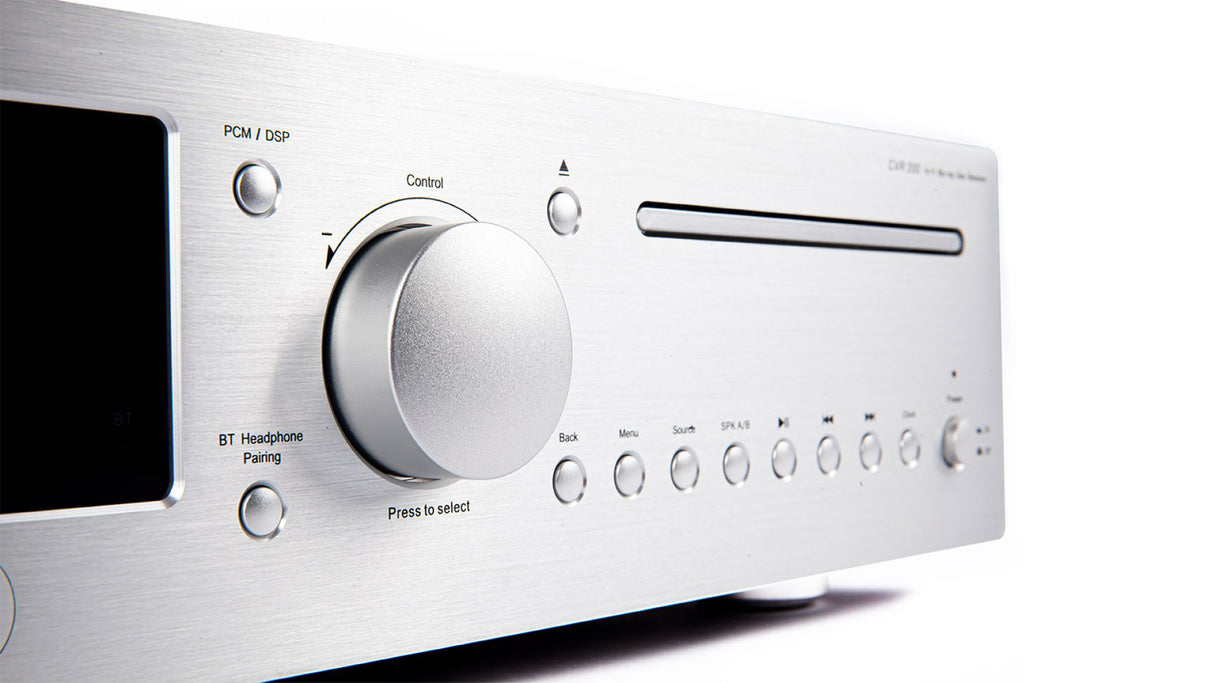 BLOCK CVR-200 Lettore CD-DVD-Bluray amplificato, Internet receiver, Spotify Connect, Bluetooth