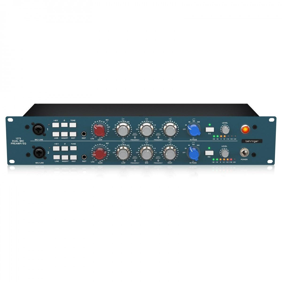 Intequalizzatore Rack BEHRINGER 1273 PREAMPLIFICATORE EQUALIZZATORE MICROFONICO VINTAGE STER ...