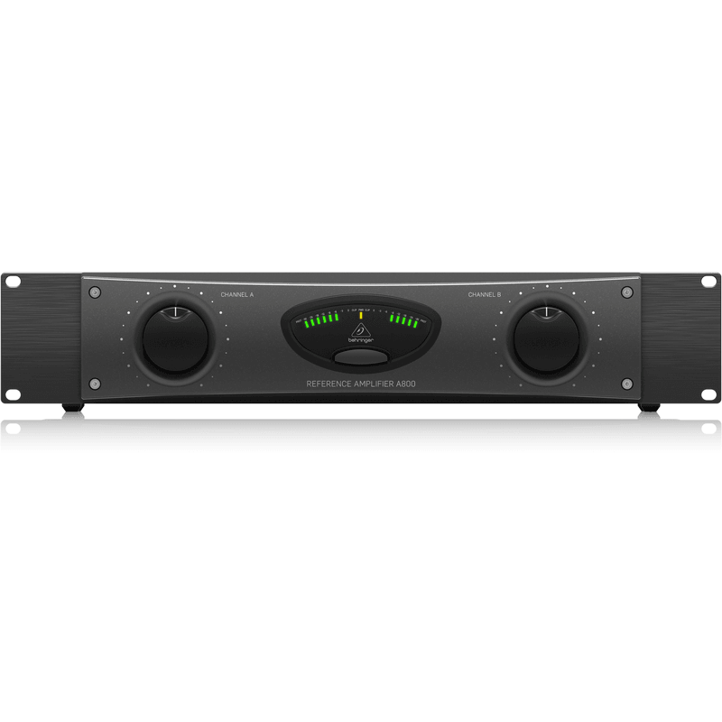 BEHRINGER A800 REFERENCE PROFESSIONALE 800 WATT FINALE DI POTENZA STUDIO/HI-FI 2 CANALI CLASSE D - TechSoundSystem.com