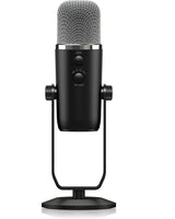BEHRINGER BIGFOOT MICROFONO DA STUDIO USB CON 4 PATTERN CONTROLLO CUFFIA VOLUME MUTE - TechSoundSystem.com