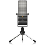 BEHRINGER BV44 VINTAGE BROADCAST MICROFONO USB PER STREAMING - TechSoundSystem.com
