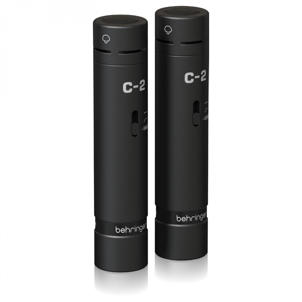 BEHRINGER C2 DARK EDITION COPPIA SELEZIONATA MATCHED MICROFONI CONDENSATORE + STEREO-BAR + CLAMPS + ANTIVENTO
