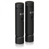 BEHRINGER C2 DARK EDITION COPPIA SELEZIONATA MATCHED MICROFONI CONDENSATORE + STEREO-BAR + CLAMPS + ANTIVENTO