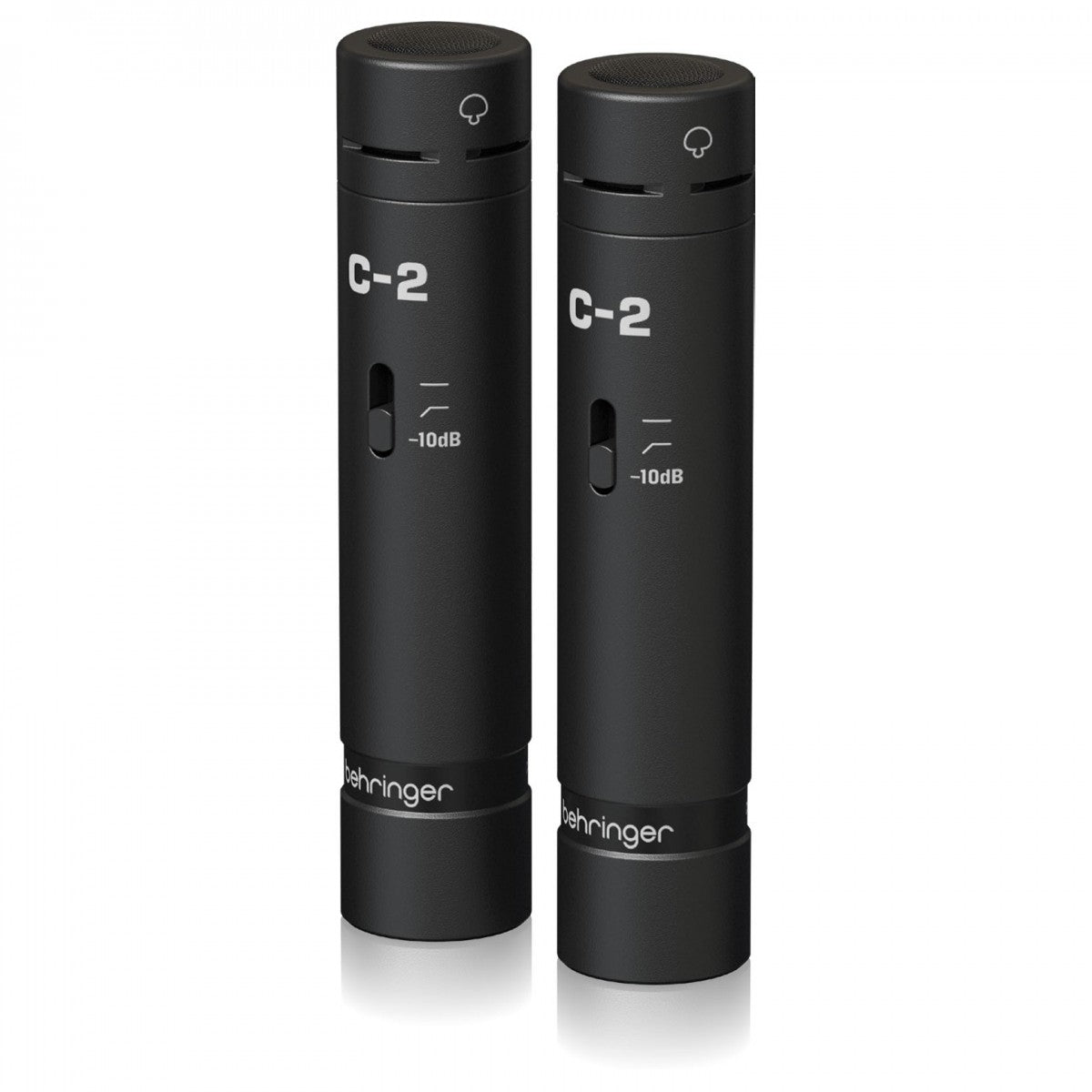BEHRINGER C2 DARK EDITION COPPIA SELEZIONATA MATCHED MICROFONI CONDENSATORE + STEREO-BAR + CLAMPS + ANTIVENTO