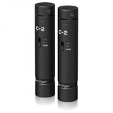 BEHRINGER C2 DARK EDITION COPPIA SELEZIONATA MATCHED MICROFONI CONDENSATORE + STEREO-BAR + CLAMPS + ANTIVENTO
