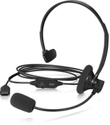 BEHRINGER HS10 CUFFIA MONOAURALE USB CON MICROFONO - TechSoundSystem.com