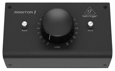 BEHRINGER MONITOR1 CONTROLLER VOLUME PASSIVO PER MONITOR DA STUDIO COLORE NERO - TechSoundSystem.com