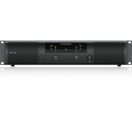 BEHRINGER NX6000 FINALE DI POTENZA 6000 WATT 2 CANALI CON COMPENSAZIONE AUTOMATICA DELL' IMPEDENZA - TechSoundSystem.com