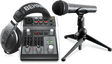 BEHRINGER PODCASTUDIO 2 USB SISTEMA PODCAST MIXER XENYX 302 + CUFFIE + MICROFONO + SUPPORTO DA TAVOLO - TechSoundSystem.com