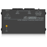 BEHRINGER PS400 MICRO-POWER ALIMENTATORE PHANTOM +12V +48V MICROFONI A CONDENSATORE - TechSoundSystem.com