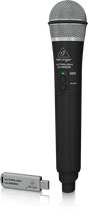 BEHRINGER ULM300-USB ULTRALINK RADIOMICROFONO GELATO PALMARE A MANO 2.4 GHZ + PRATICO RICEVITORE USB X MIXER XENYX Q/QX/CASSE WIRELESS READY - TechSoundSystem.com
