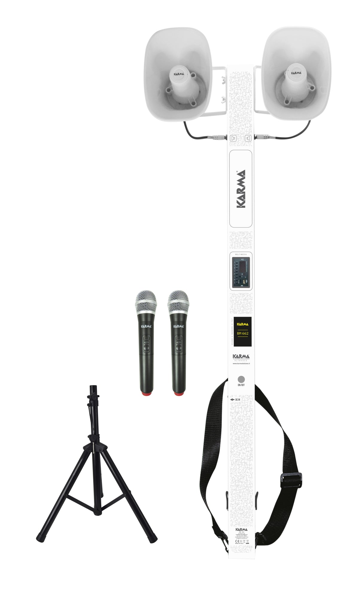 KARMA BM 662 Processioniere con 2 UHF radiomicrofoni
